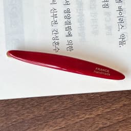 South Korean France Little Willow Leaf Hair Clip French Simple and Elegant Style Side Clip Bang Hairpin One Line Hair Clip