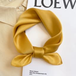 Blue Fashion Scarves for Women Shawl Solid Silk Satin Hijab Scarf Female 70*70cm Luxury Brand Square Shawls Scarfs For Ladies