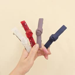 New PC material one-wordclip springclip temperament hairpin cute love hairpin hair accessories back head top clip headdress