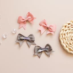 10pcs/lot Candy Colored Ribbons Cute Bow Hair Clips Girls' Favorite Hair Clips Children's Hair Accessories