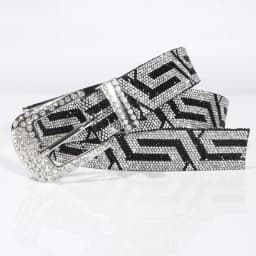 New Women's Fashionable Rhinestone Studded Belt Luxury Shiny Rivet Men's Belt, Street Hip-Hop Punk Rock Style Designer Y2k Belts
