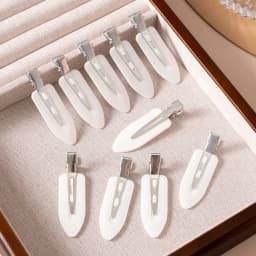 New 10Pcs/set No Bend Seamless Hair Clips Women Side Bangs Barrette Makeup Washing Face Accessories Girls Styling Hairpins