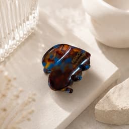 Acetate Mini Heart Hair Claw Clip for Women Korean Tortoiseshell Small Non Slip Jaw Clip Cute Half Up Hair Accessories for Girls