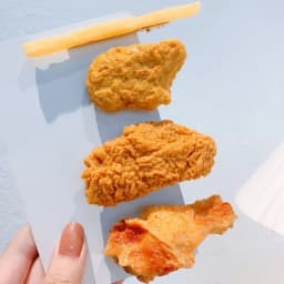 Unique French Fries Chicken Wings Hairpins Simulation Fast Food Chicken Legs Side Clips Hair Jewelry Hair Clips