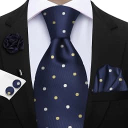 Luxury Mens Purple Yellow Grey Ties Floral Ties Plaid Striped NeckTie Pocket Square Cufflinks Brooch Set Men's Wedding Party Tie