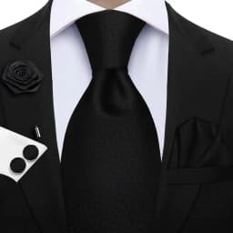 Luxury Mens Purple Yellow Grey Ties Floral Ties Plaid Striped NeckTie Pocket Square Cufflinks Brooch Set Men's Wedding Party Tie