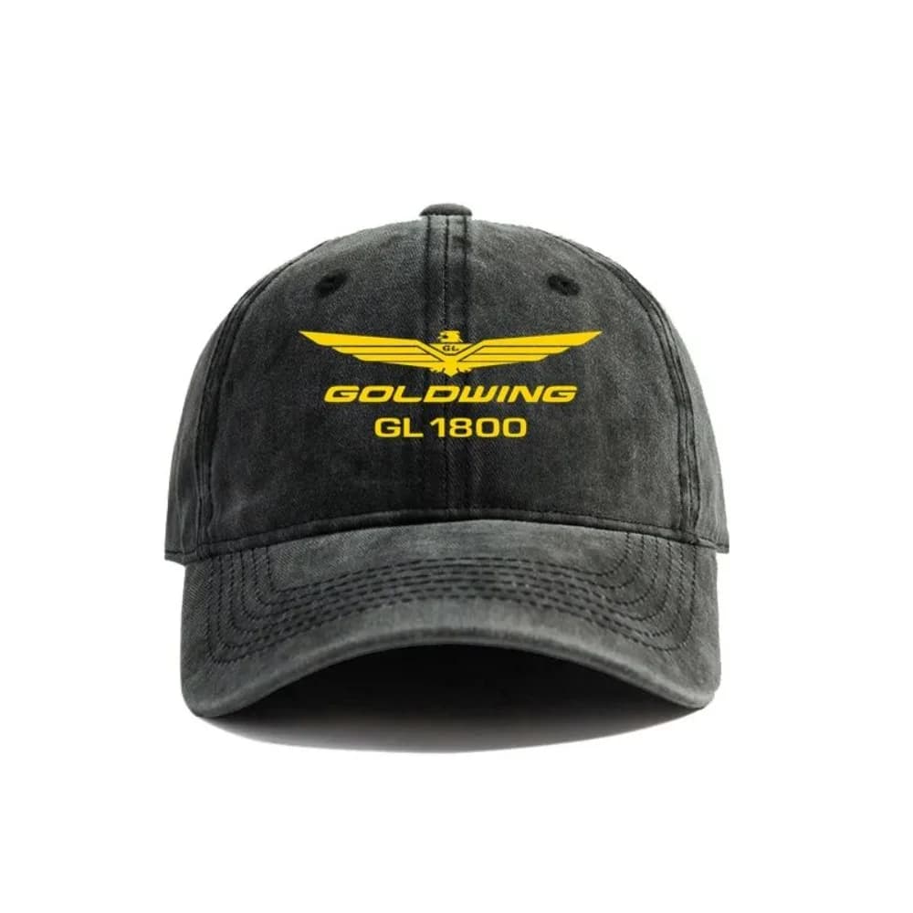 2025 Goldwing GL1800 Baseball Cap Distressed Hats Cap Men Retro Outdoor Summer Adjustable Hat Casual and Versatile