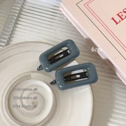 2pcs Girls Sweet Cute Hairpins Hair Clips Square Hair Side Bangs Clip Barrettes Makeup Tools Women Headwear Hair Accessories