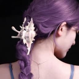 New Marine Conch Large Hair Claw Clips Crab Barrettes Women Girls Ponytail Hair Clamps Hairpins Hair Accessories Summer Fashion