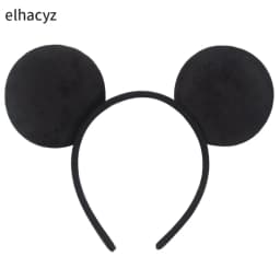Adult Kids Mouse Ears Headband Girls Birthday Party Sequin Dot Bows Accessories Children's Headwear Party Hair Band