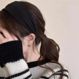 Vintage Solid Soft Cotton Hairband Women Girls Leopard Print Headband Sweet Hair Hoop Elastic Hair Band Fashion Hair Accessories