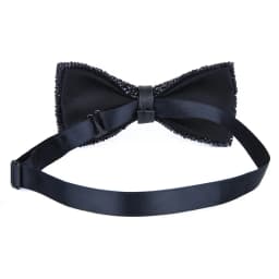 1 Piece Men's Glitter Rhinestone Bow Tie Shiny Full Rhinestone Bow Banquet Party Wedding Stage Event Gold Silver