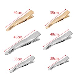 10pcs Metal Alligator Hair Clip With Teeth Nonslip Hairdressing Styling Accessories DIY Broken Hair Clip Edge Clip Accessories