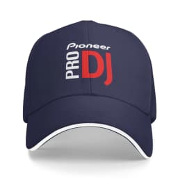 Polyester Pioneer DJ Cap Polyester Casual Alphabet Lightweight Non-Stretch Summer Baseball Cap for Women Men Outdoor