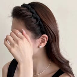 Satin fabric winding thickened wave upside down comb headband new simple and versatile face wash headband hair accessories new