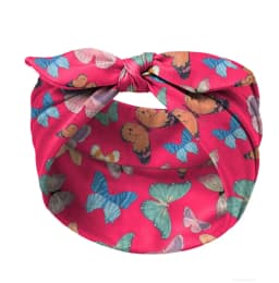 Widening Bohemian Style Printed Front Knot Rabbit Ear Elastic Headband