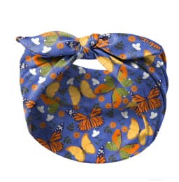 Widening Bohemian Style Printed Front Knot Rabbit Ear Elastic Headband