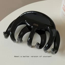 1PC The new French high-end temperament thickened acetate shark clip back of the head updo women's headdress hair grab