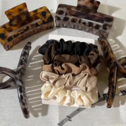 Vintage Leopard Print Hair Claw Clip Large Rectangular Secure Hold Hair Clip for Updos Elegant Hair Accessories Women Headwear