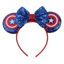 Disney Mickey Mouse Ears Marvel Spiderman Headbands for Kids Girls The Avengers Hairbands Adult Men Women Hair Accessories Gifts