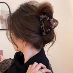 Geometry Triangle Large Hair Claw Clips Crab Clamps Women Girls Leopard Ponytail Holder Hair Barrettes Hairpins Hair Accessories