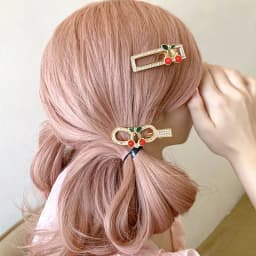 1/4pcs New Cute Cherry Hair Clip, Simple and Versatile for Women's Bangs and Personalized Headwear