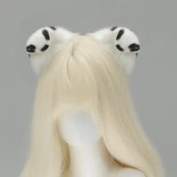 Adjustable Dog Ears Headbands Comfortable Plush Hairband For Cosplayer Party