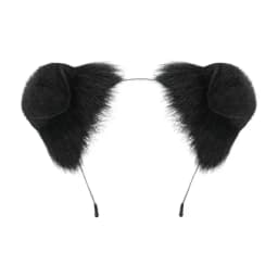 Adjustable Dog Ears Headbands Comfortable Plush Hairband For Cosplayer Party