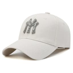 New MY Inlay Diamond Men's Outdoor Sports Baseball Hats Women's Fashion Trend Casual Duck Tongue Caps Suitable For All Seasons