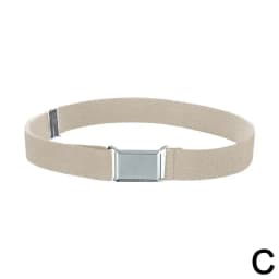 Kids Elastic Belts Kids 2.5cm Width Boy Girl Children Adjustable Elastic Canvas Waistband Stretch Waist Belt with Buckle 60-80cm