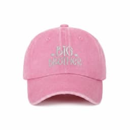 Fashion Washed Cotton Big Brother Big Sister Caps Adjustable Vintage Dad Hat Breathable Embroidery Baseball Cap Gifts