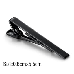 Tie Clip Necktie Accessories Fashion Style Ties for Men Metal Tone Simple Bar Clasp Practical Clasp Tie Pin for Mens Collar Clip