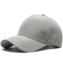 Unisex Perforated Quick-Dry Baseball Cap For Men Women Breathable Mesh Hat Sport Dad Hat Solid Color Casual Sun Visor Cap