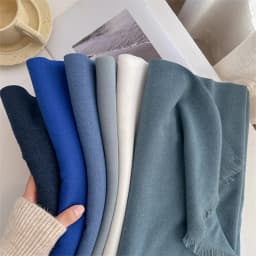 Fashion Winter Cashmere Scarf for Women Warm Solid Color Wraps Shawls Bandana Foulard Neckerchief Poncho Echarpe Pashmina Stoles