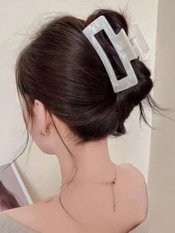 1/3 Pcs 4.33 inches/11cm large gradient color square hair clip high-quality elegant, simple and versatile summer hair accessory