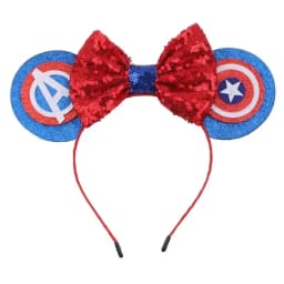 Disney Star Wars R2-D2 Ears Headband Women Cute BB-8 Hairband Girl Sequins Bow Hair Accessories Kids Birthday Festival Gift