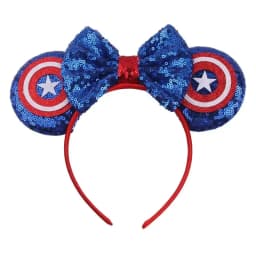 Disney Star Wars R2-D2 Ears Headband Women Cute BB-8 Hairband Girl Sequins Bow Hair Accessories Kids Birthday Festival Gift