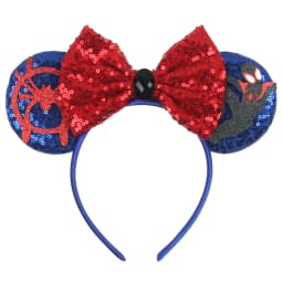 1pc Cartoon Mouse Ear Hair Accessory Cartoon Spider Pattern Sequin Bow Hair Hoops With Unisex Theme Party Hairbands