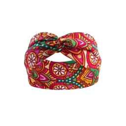 Bohemian Yoga Sweat Absorbent Elastic Headband Walnut Shaped Hair Tie for Sports And Fitness Activities