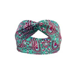 Bohemian Yoga Sweat Absorbent Elastic Headband Walnut Shaped Hair Tie for Sports And Fitness Activities