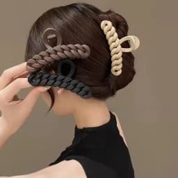 Korean Acrylic Matte Hair Claw Clamp Geometric Cross Hair Crab Clip Barrettes For Women Fashion Hair Accessories Shark Headbands