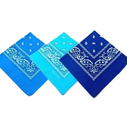 1/3/6pcs Cotton Bandana Headband Denim Men'S Cycling Sports Headwear Wrist Guard Single-Sided Headscarf Paisley Scarf