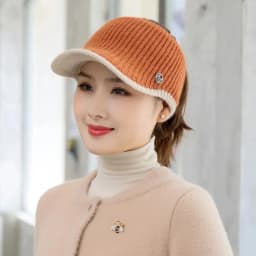 Knitted Empty Top Baseball Cap Breathable Outdoor Leisure Knit Woolen Cap for Women Autumn Winter Cycling Fashionable Hat