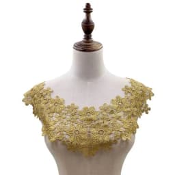 Lace Floral Embroidery Fabric Fake Collar for Needlework White Embroidery Lace Fabric Applique DIY Dress Sewing Supplies Craft