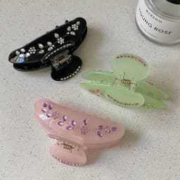 1PC Rhinestone Decor Hair Claw Clips Set, Elegant Hair Accessories for Women, Chic Hair Clamps for Daily and Party Wear