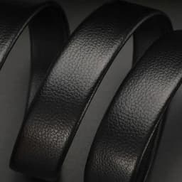 Men Business Time To Run Belt Man Automatic Buckle Leather Belt Golden Waist Buckle Males Luxury Belt Rhinestone Decoration