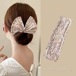 Women's Adjustable Bow-shaped Hairpin Device Sweet and Lovely Hairpin Fast Hair Bun Hair Styling Tools Braid Hair Accessories