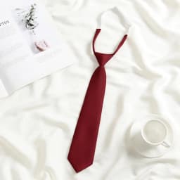 Lazy JK Small Necktie Bowtie For Student Basic Style School Uniform Classic Ties Solid Bow Ties Cravats Girls Red Bowties