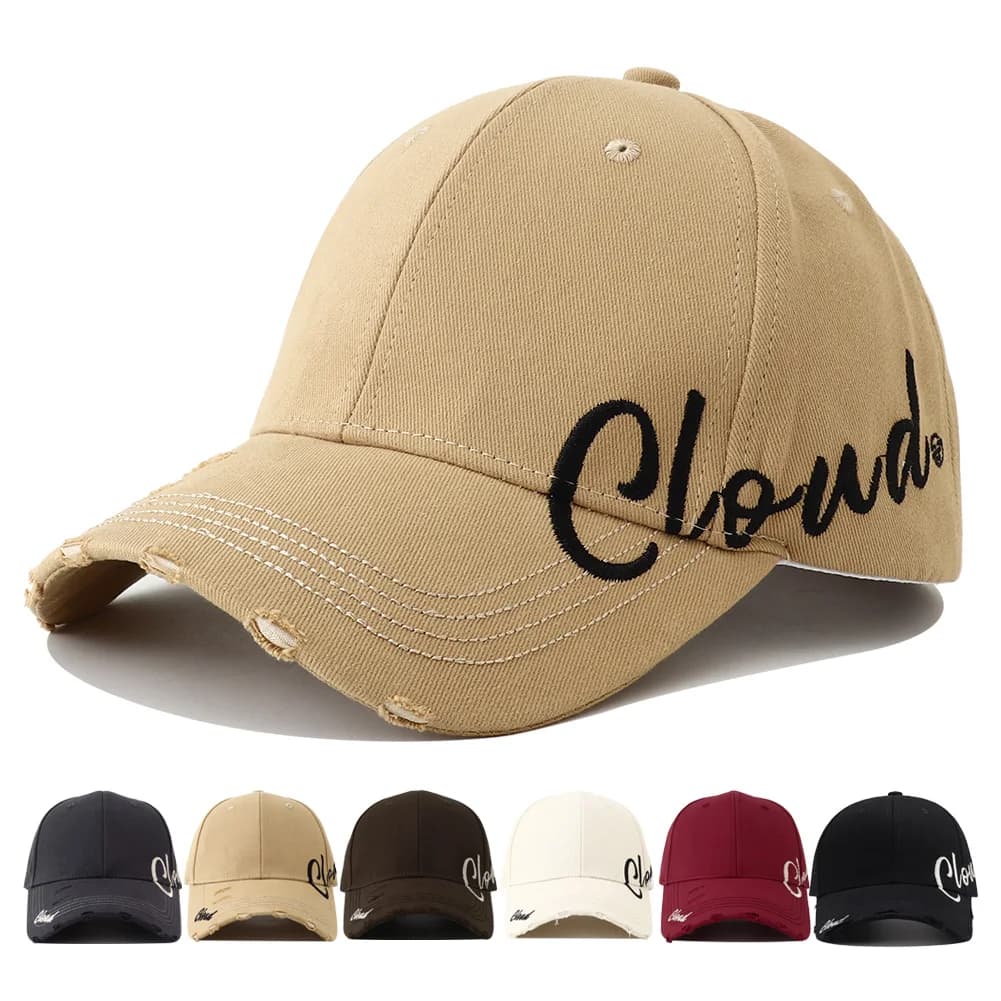 2025 New 100% Cotton Baseball Cap for Men Women Letters Embroidered Snapback Hat Summer Sun Caps Unisex Casual Hip Hop Hats