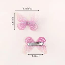 5pcs Boutique Butterfly HairclipsThat Do Not Hurt Hair Handmade Hairgripes Womens Y2k Headdress Fashion Hair Accessories
